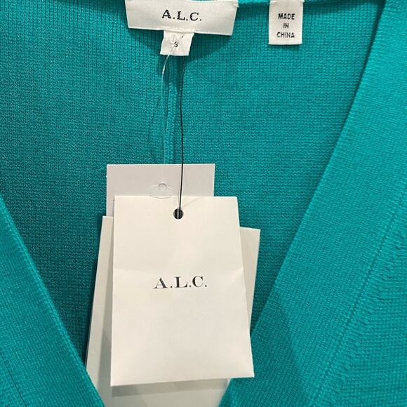 NWT A.L.C. Nate Dress in Jade - Picture 3 of 5